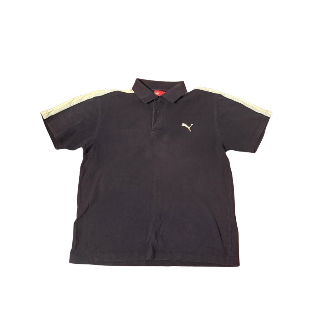 Puma Dark Navy Golf Polo Shirt Preloved Size L